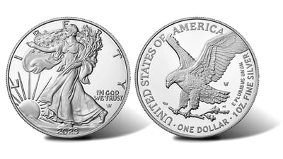 2023-W-Proof-American-Silver-Eagle-obverse-and-reverse