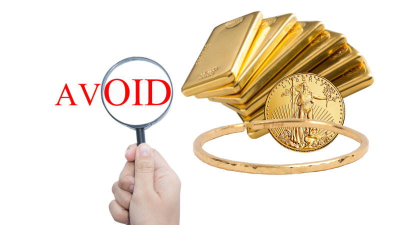 gold to avoid